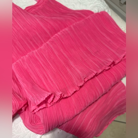 Gianni Bini Venita Aspen Top and Midi Skirt Pink Set - Picture 3 of 7